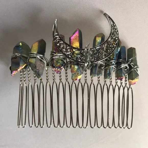 new. crystal hair comb - Picture 3 of 5
